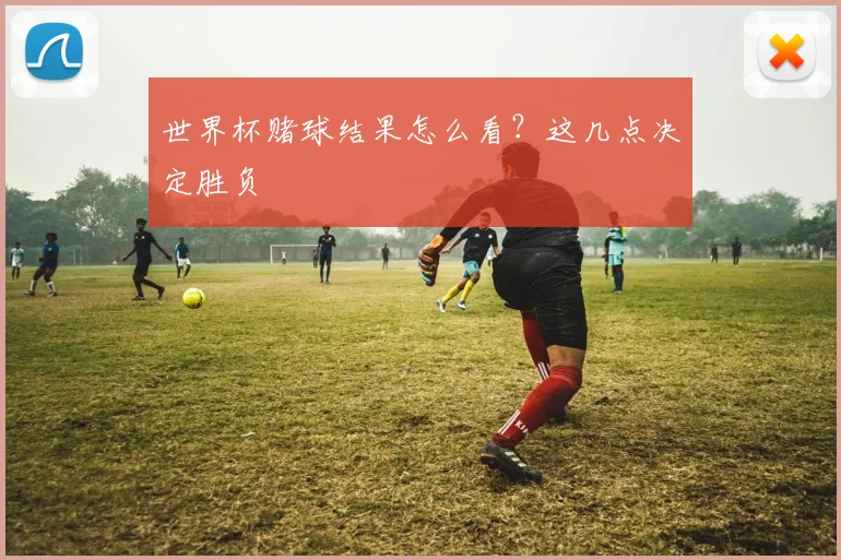 世界杯赌球结果怎么看？这几点决定胜负
